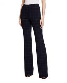 Farida Windowpane Pants at Neiman Marcus